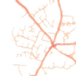 Daytime road noise heatmap for LE9 8HH