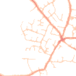 Daytime road noise heatmap for LE9 8HQ