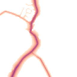 Daytime road noise heatmap for LE9 8JA