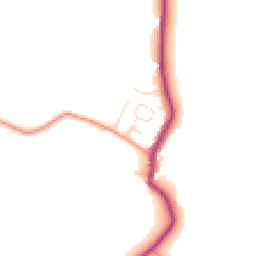 Daytime road noise heatmap for LE9 8JG