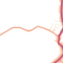 Daytime road noise heatmap for LE9 8JL