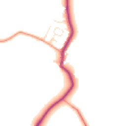 Daytime road noise heatmap for LE9 8JN