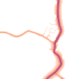 Daytime road noise heatmap for LE9 8JU