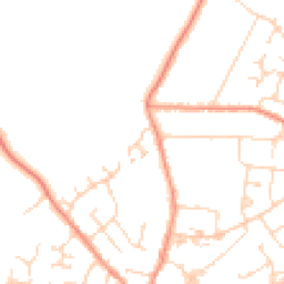 Daytime road noise heatmap for LE9 8JW