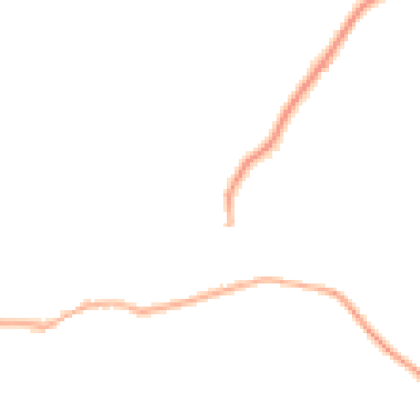 Night-time road noise heatmap for LE9 9DR
