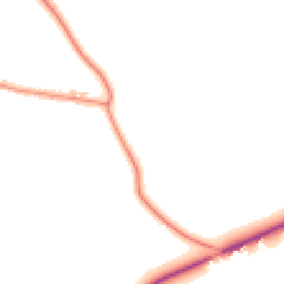 Daytime road noise heatmap for LE9 9FB