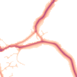 Daytime road noise heatmap for LE9 9FW