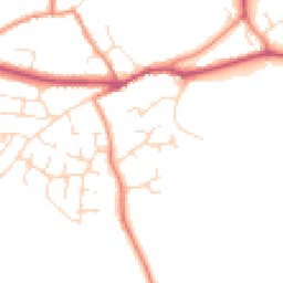 Daytime road noise heatmap for LE9 9FZ