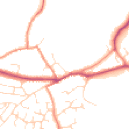 Daytime road noise heatmap for LE9 9GD