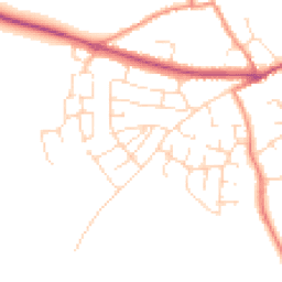 Daytime road noise heatmap for LE9 9HF