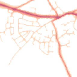 Daytime road noise heatmap for LE9 9HN