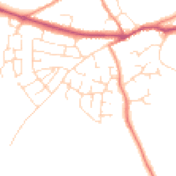 Daytime road noise heatmap for LE9 9HP