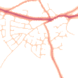 Daytime road noise heatmap for LE9 9HX