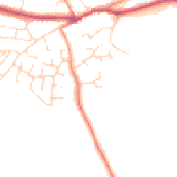 Daytime road noise heatmap for LE9 9JU