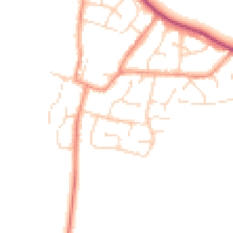 Daytime road noise heatmap for LE9 9LH