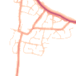 Daytime road noise heatmap for LE9 9LP
