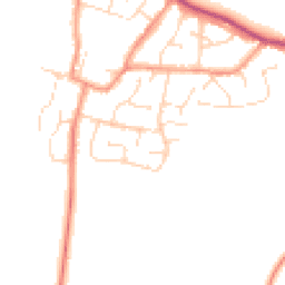 Daytime road noise heatmap for LE9 9LR