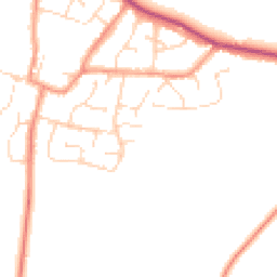 Daytime road noise heatmap for LE9 9NS