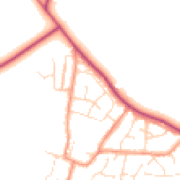 Daytime road noise heatmap for LE9 9PD