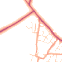 Daytime road noise heatmap for LE9 9PG