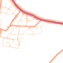 Daytime road noise heatmap for LE9 9PH