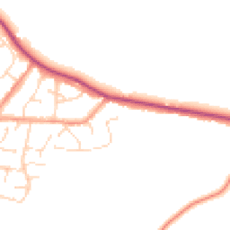 Daytime road noise heatmap for LE9 9PW