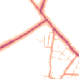 Daytime road noise heatmap for LE9 9PY