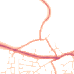 Daytime road noise heatmap for LE9 9QN