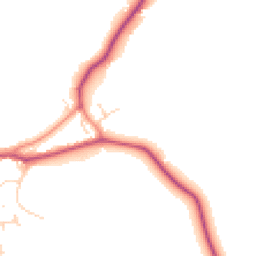 Daytime road noise heatmap for LE9 9QT