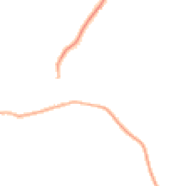 Night-time road noise heatmap for LE9 9QT