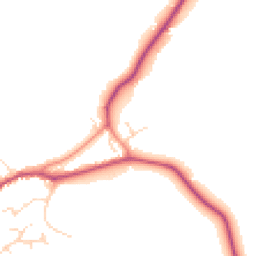 Daytime road noise heatmap for LE9 9QW