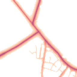 Daytime road noise heatmap for LE9 9RG