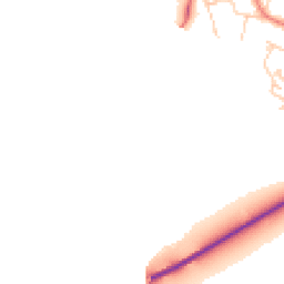 Daytime road noise heatmap for LL13 9JD