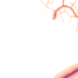 Daytime road noise heatmap for LL13 9JS