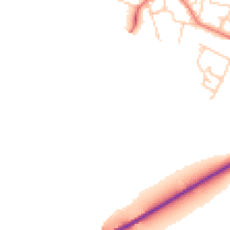Daytime road noise heatmap for LL13 9JX