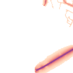 Daytime road noise heatmap for LL13 9YG