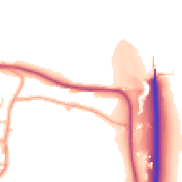 Daytime road noise heatmap for LL14 5DF