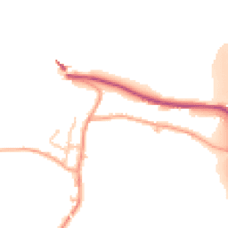 Daytime road noise heatmap for LL14 5DP