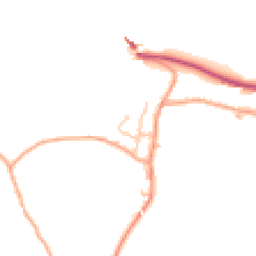 Daytime road noise heatmap for LL14 5EF