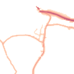 Daytime road noise heatmap for LL14 5EL