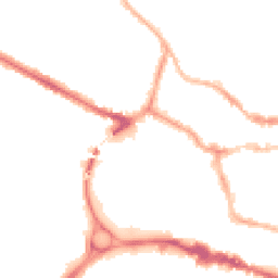 Night-time road noise heatmap for LN1 1BN