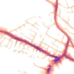 Daytime road noise heatmap for LN1 1BQ