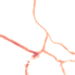 Night-time road noise heatmap for LN1 1BU