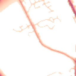 Daytime road noise heatmap for LN1 1DX