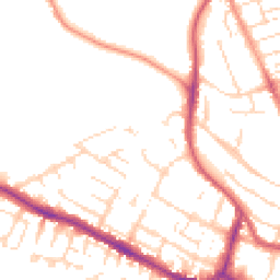 Daytime road noise heatmap for LN1 1LX