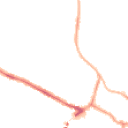 Night-time road noise heatmap for LN1 1NE