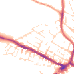 Daytime road noise heatmap for LN1 1NH