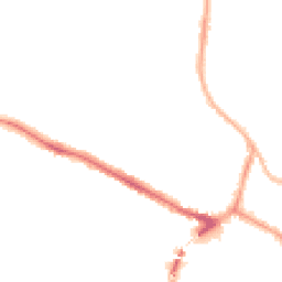 Night-time road noise heatmap for LN1 1PX