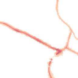 Night-time road noise heatmap for LN1 1RT