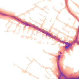 Daytime road noise heatmap for LN1 1TL